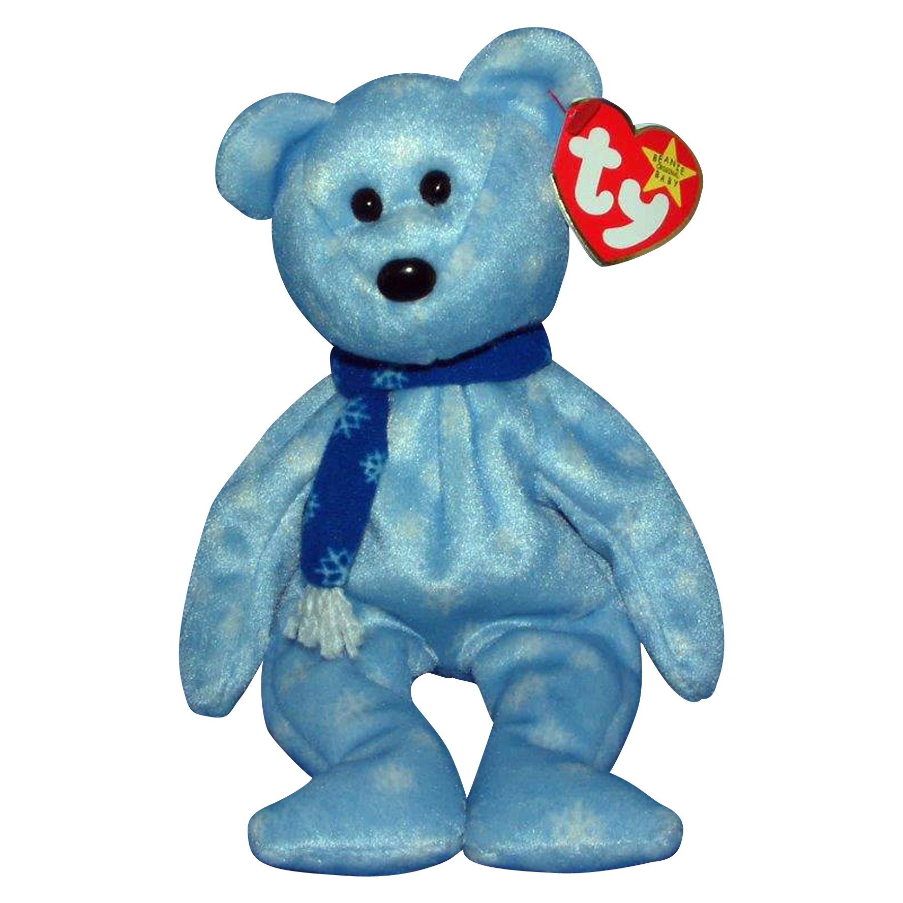 Ty Beanie Babies 1999 Holiday Teddy Bear Plush Toy Blue for sale online