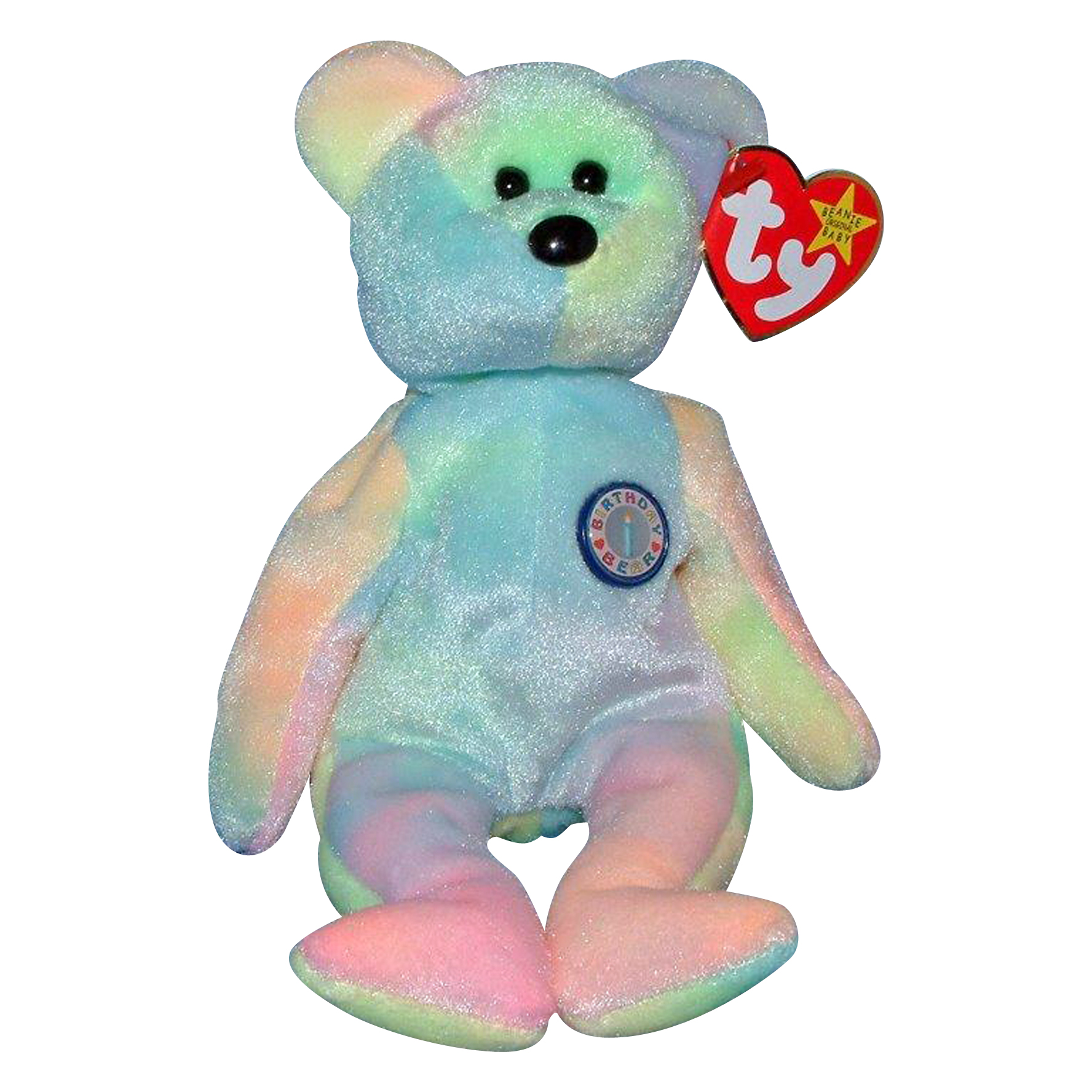 Ty Beanie Baby B.B. Bear - MWMT 8421042531 | EBay