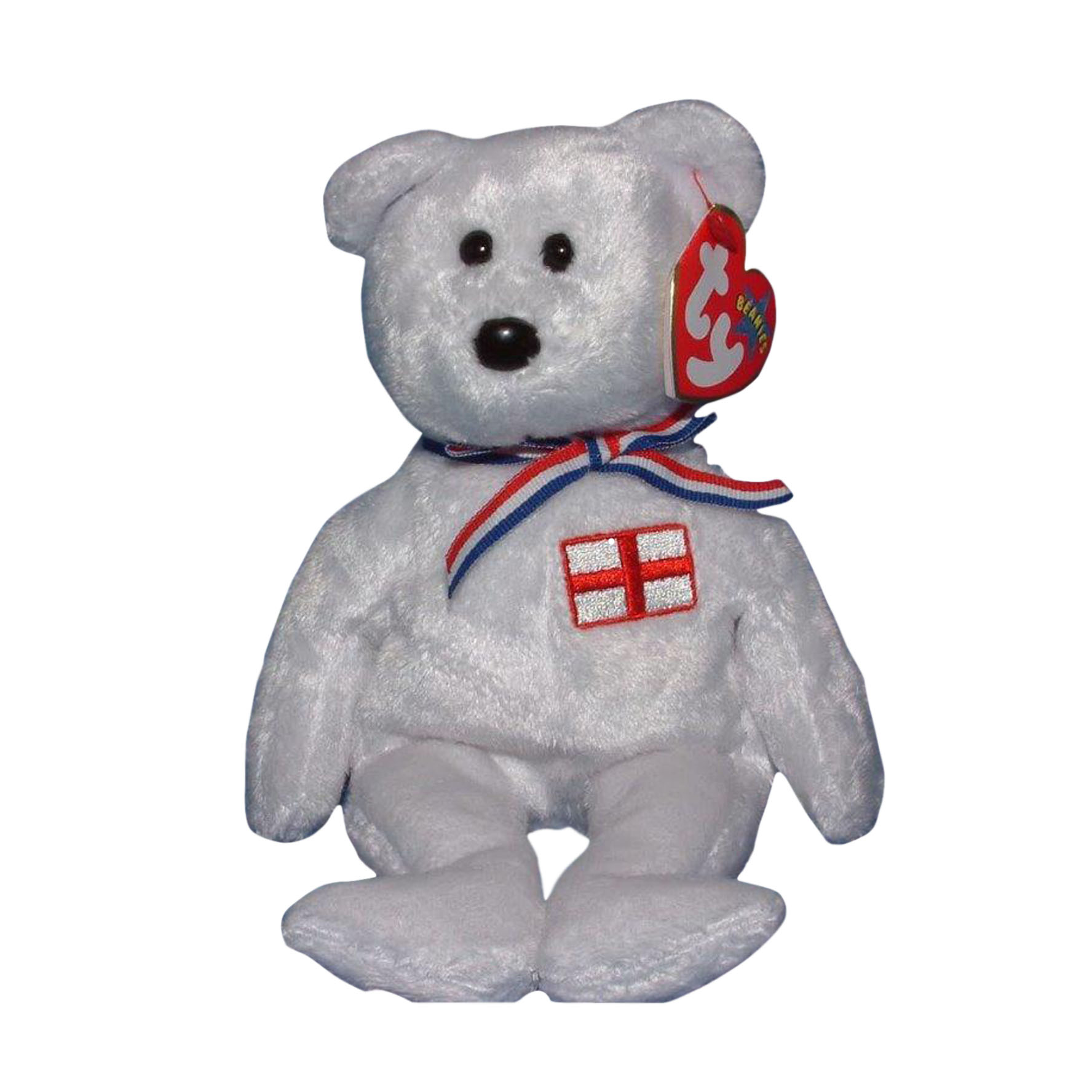 Ty Beanie Baby England w flag - MWMT (Bear UK Country Exclusive ...