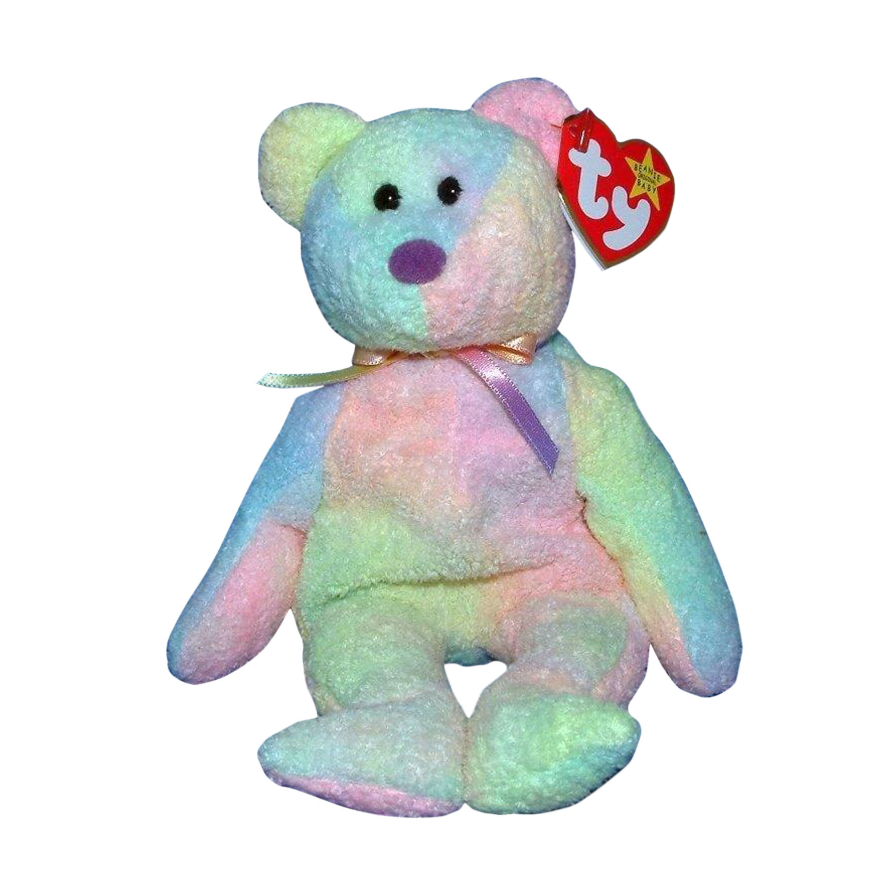 Ty Beanie Baby Groovy - MWMT (Bear Ty-Dyed 1999) 8421042562 | eBay