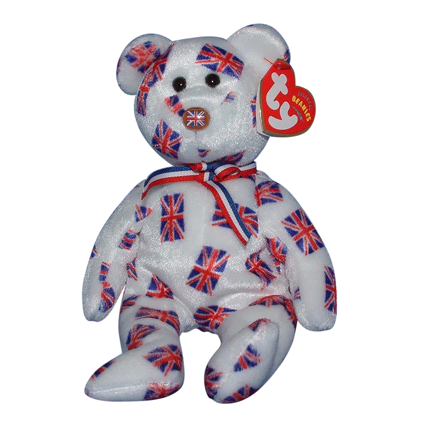 Ty Beanie Baby Hero Military MWMT Bear UK Country Exclusive 2003 UK