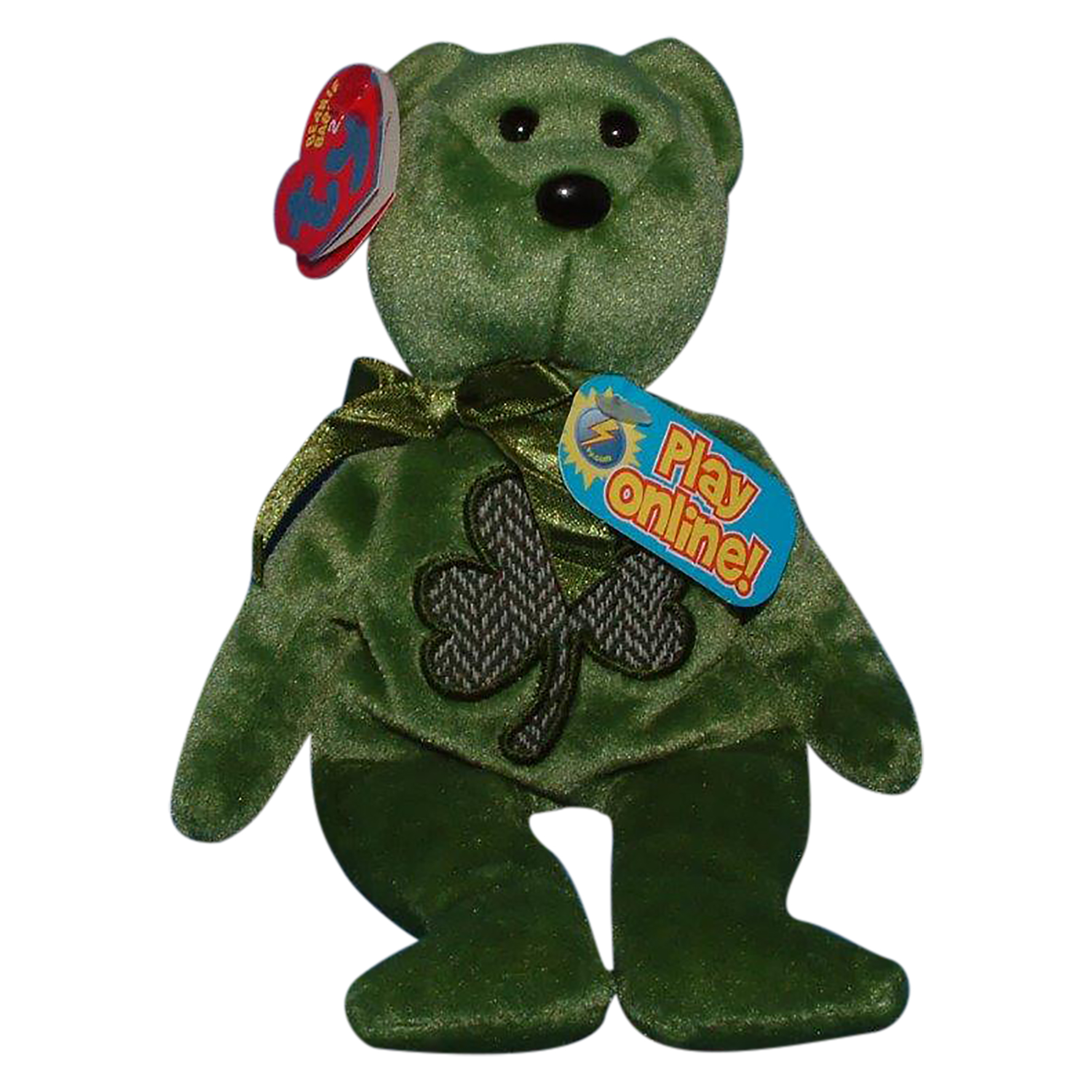 Ty Beanie Baby Luckier 2.0 MWMT (Bear Irish 2008) St. Patricks eBay