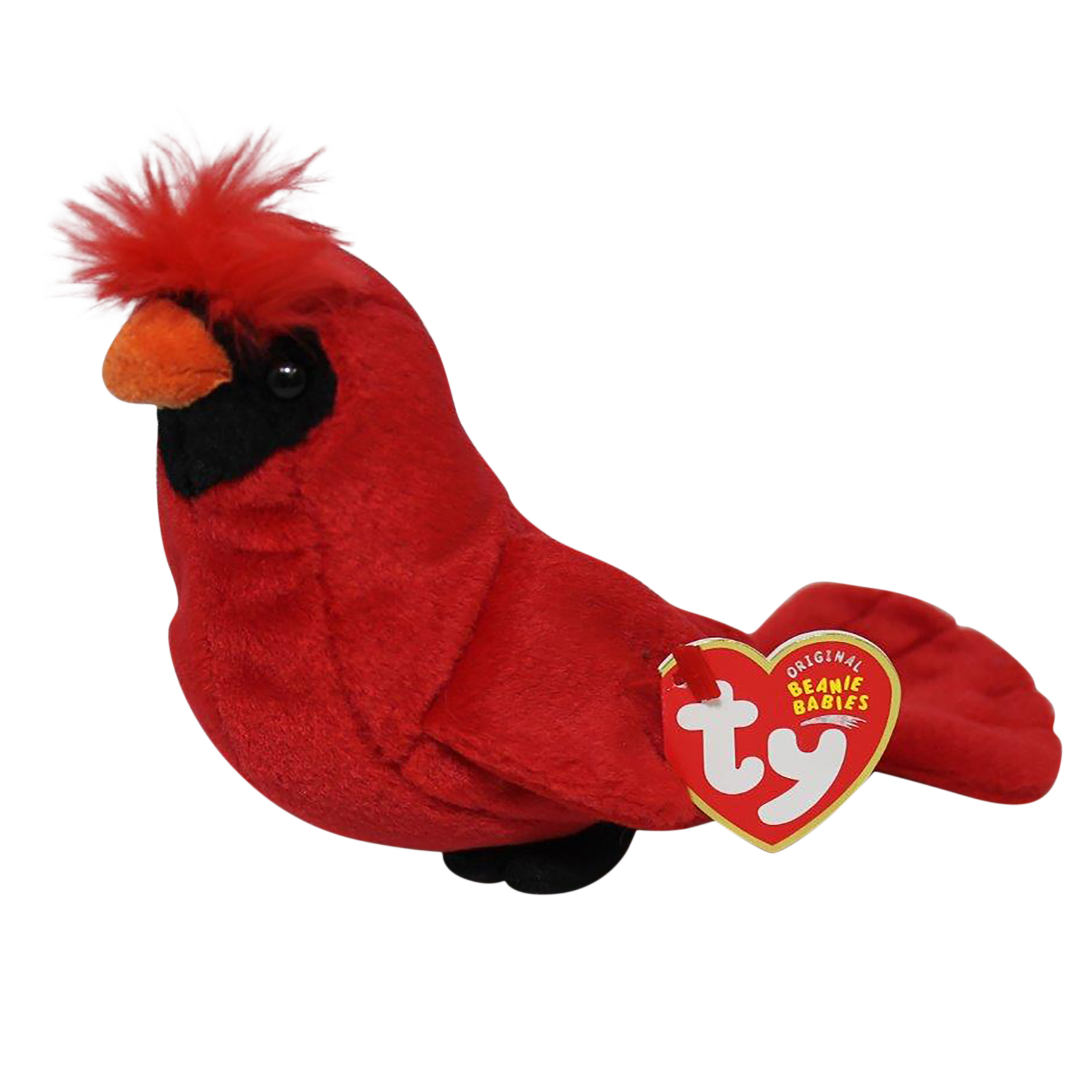 red bird beanie baby