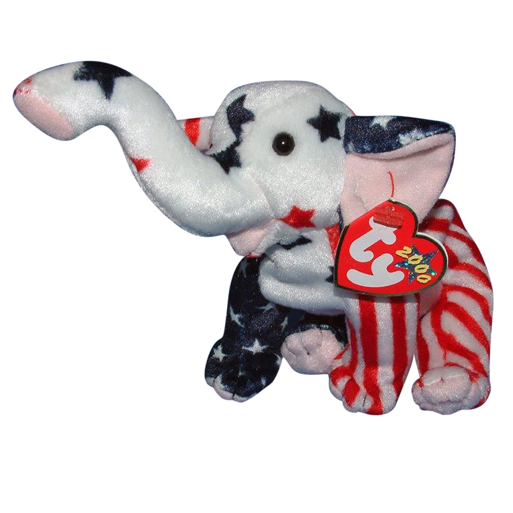 Ty Beanie Baby Righty 2000 - MWMT (Elephant) Patriotic | eBay