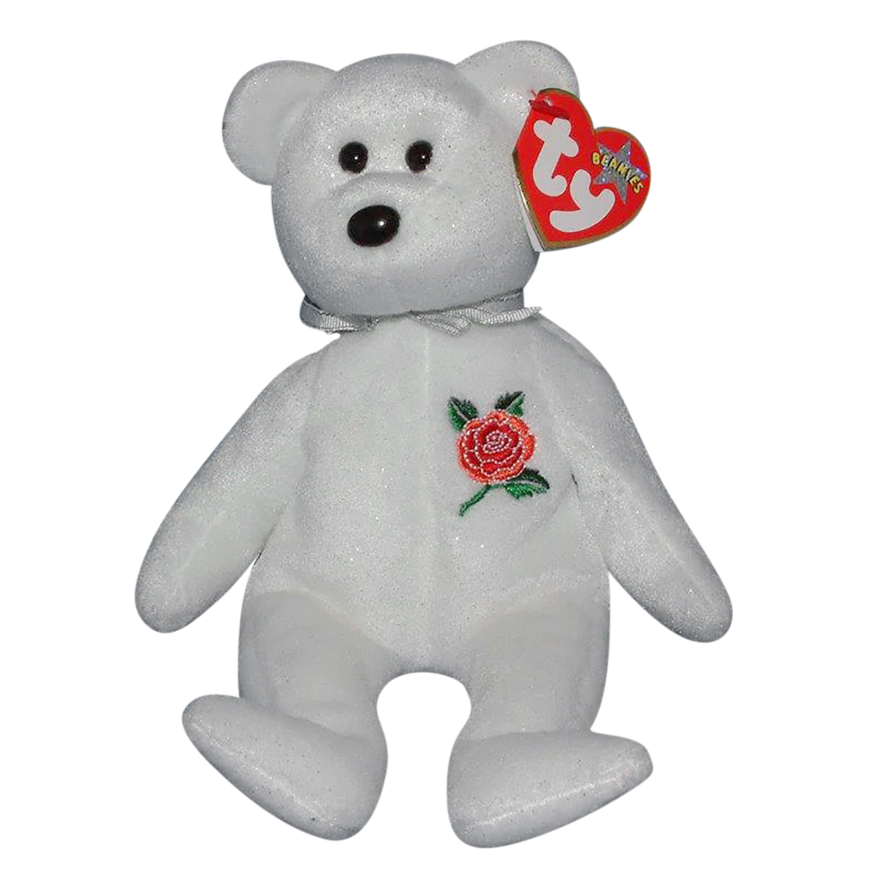 purple rose beanie baby