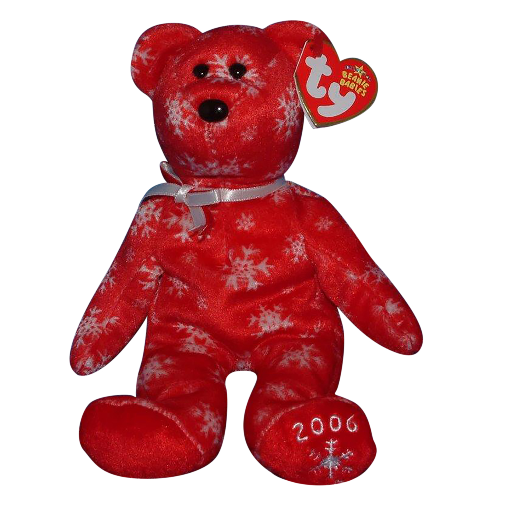 Ty Beanie Baby Snowbelles MWMT (Bear Red Hallmark Exlusive) Christmas