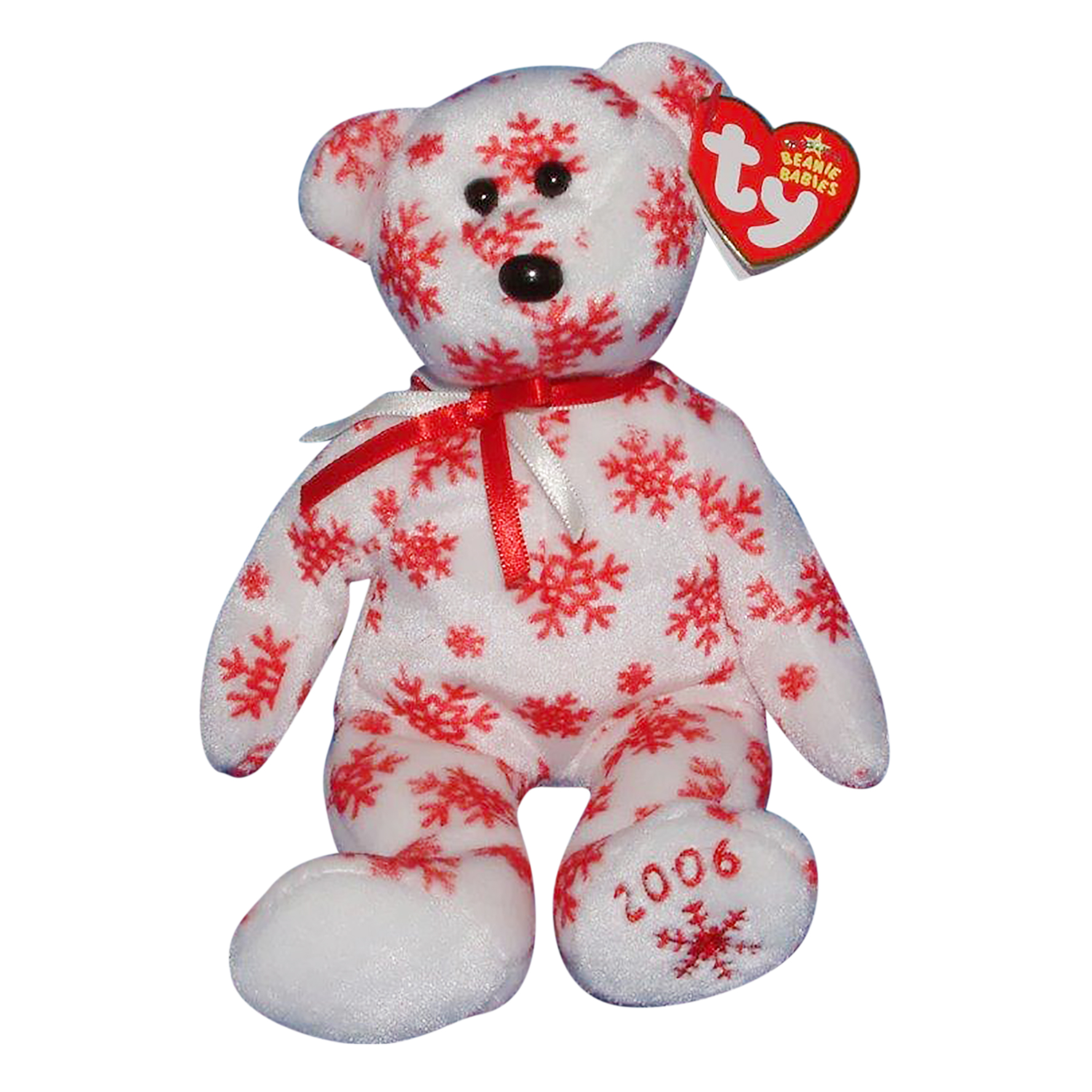 Ty Beanie Baby Snowbelles MWMT (Bear White Hallmark Exlusive