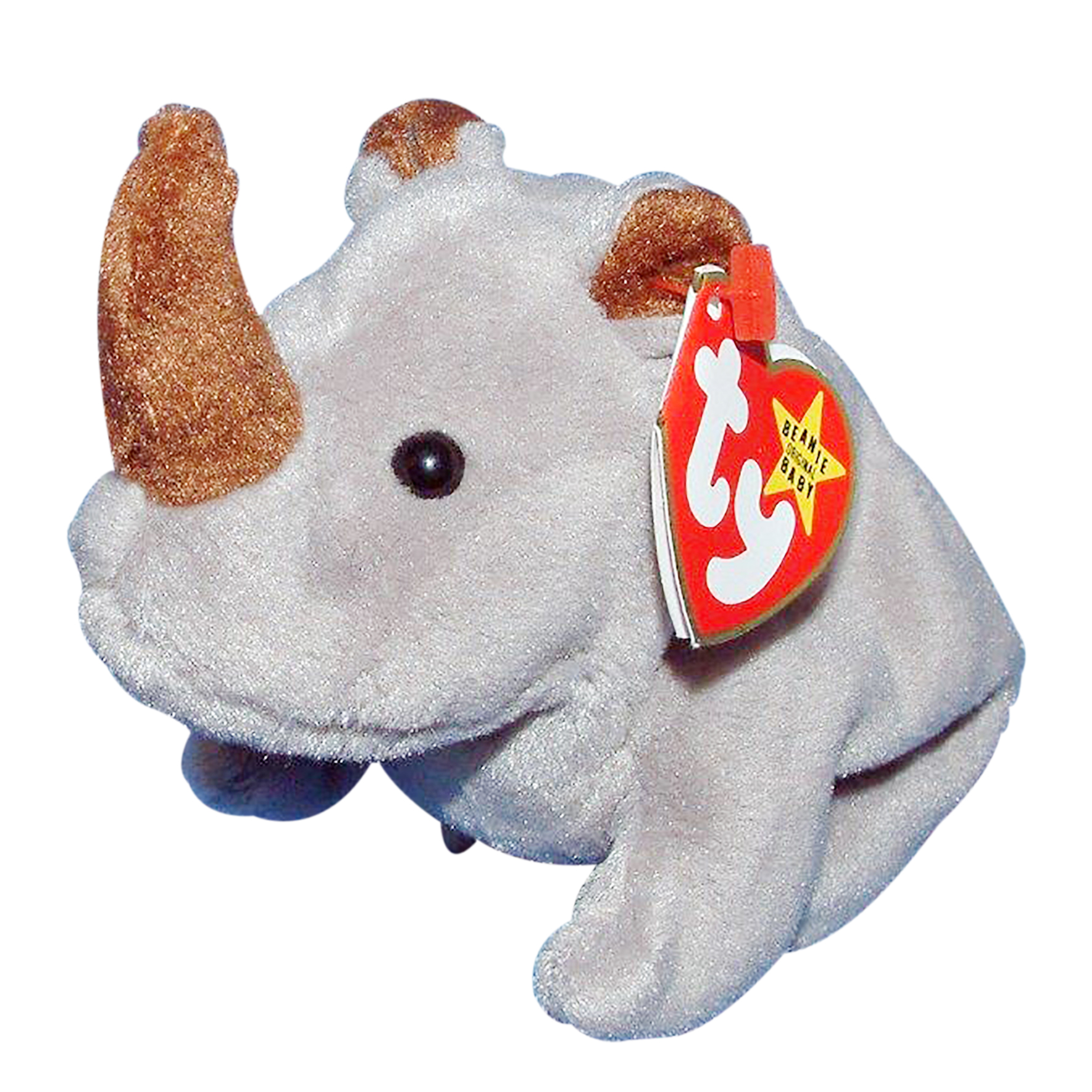 spike the rhino beanie baby