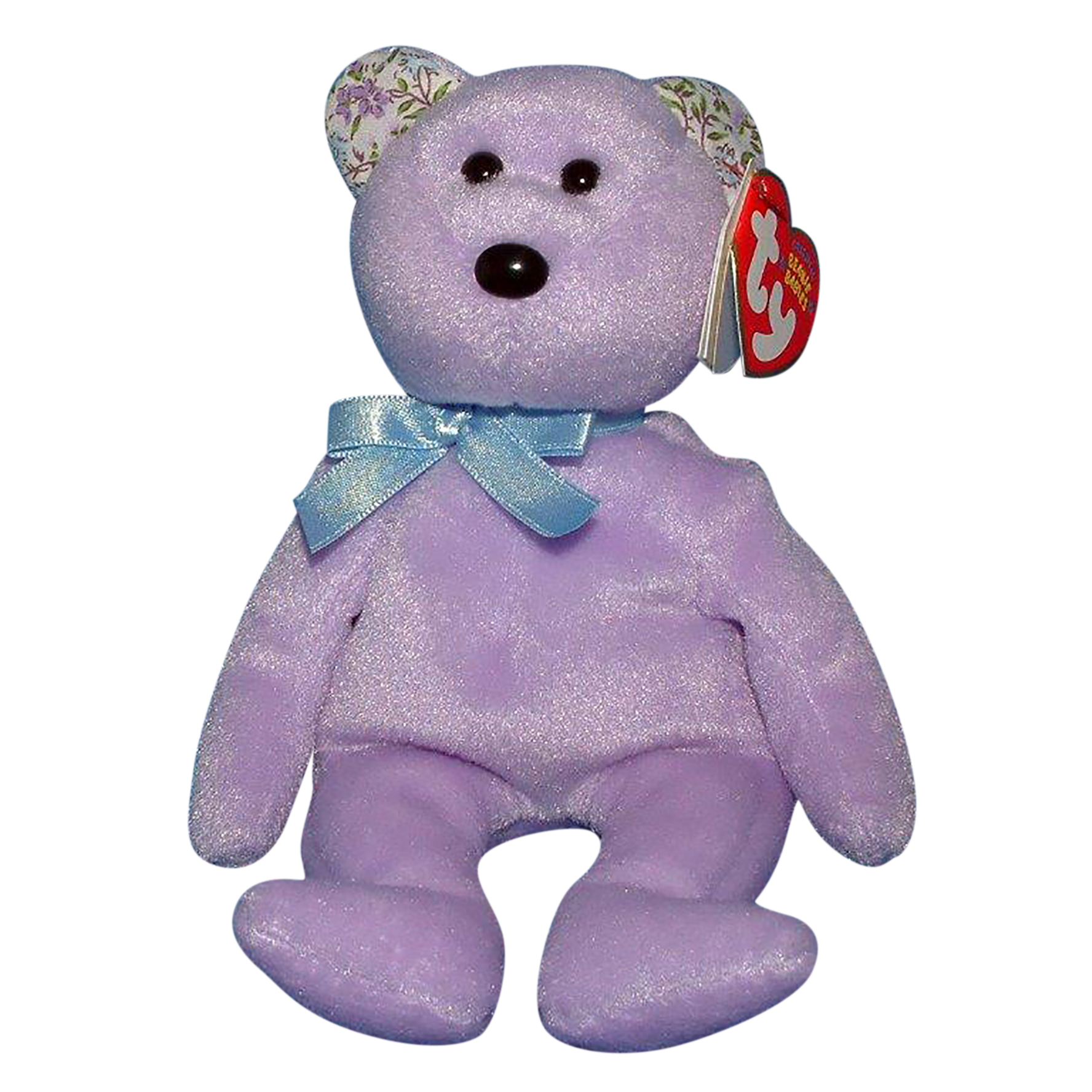 purple teddy bear beanie baby