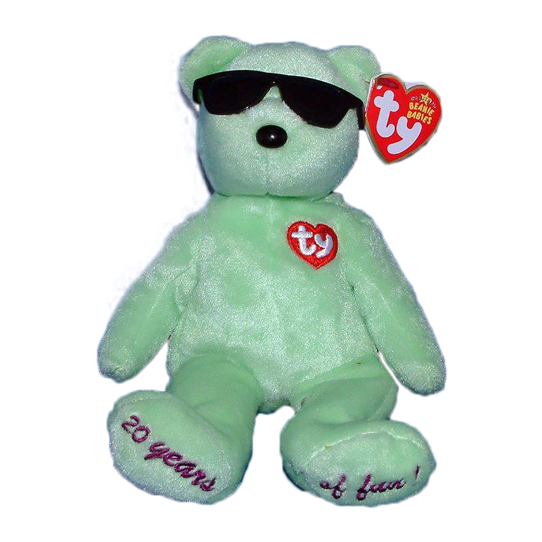 Ty Beanie Baby Summertime Fun - MWMT (Bear Green Atlanta Gift Show ...