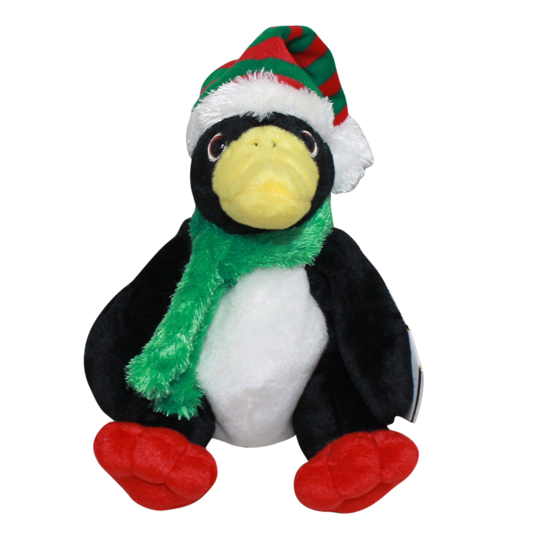 christmas penguin beanie baby