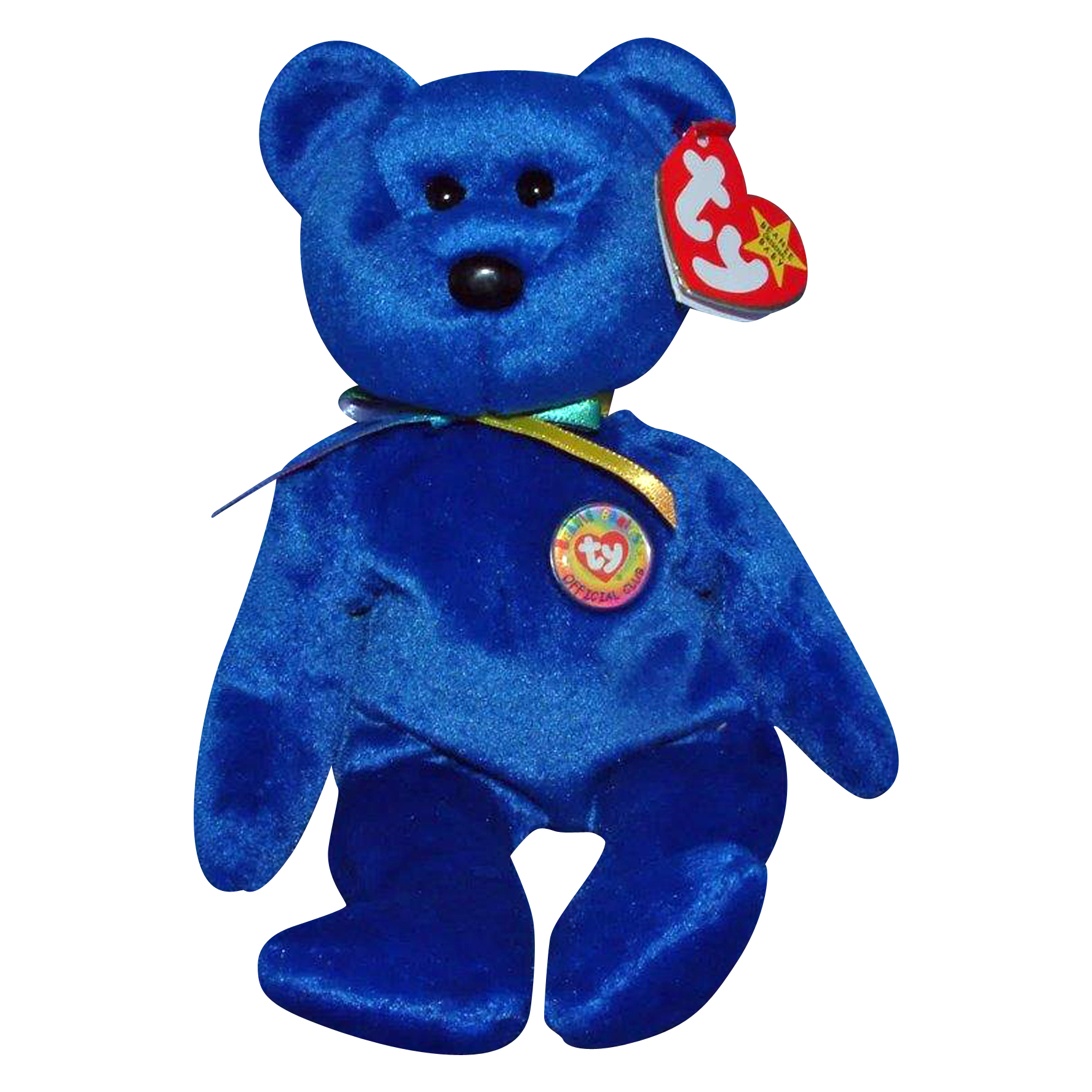 Ty Beanie Baby Clubby 1 - MWMT (Bear 1998) | eBay